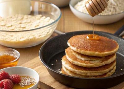 طرز تهیه پنکیک رژیمی با جو دوسر، 3 دستور ساده و فوری طرز تهیه پنکیک رژیمی با جو دوسر، 3 دستور ساده و فوری